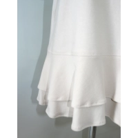 Elegancka Bluzka z falbankami idealna pod żakiet - jasny beż